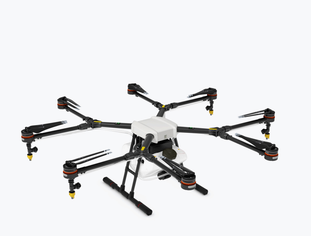 Складывающаяся конструкция облегчает транспортировку дрона - важное преимущество в условиях, когда нужно обрабатывать несколько участков