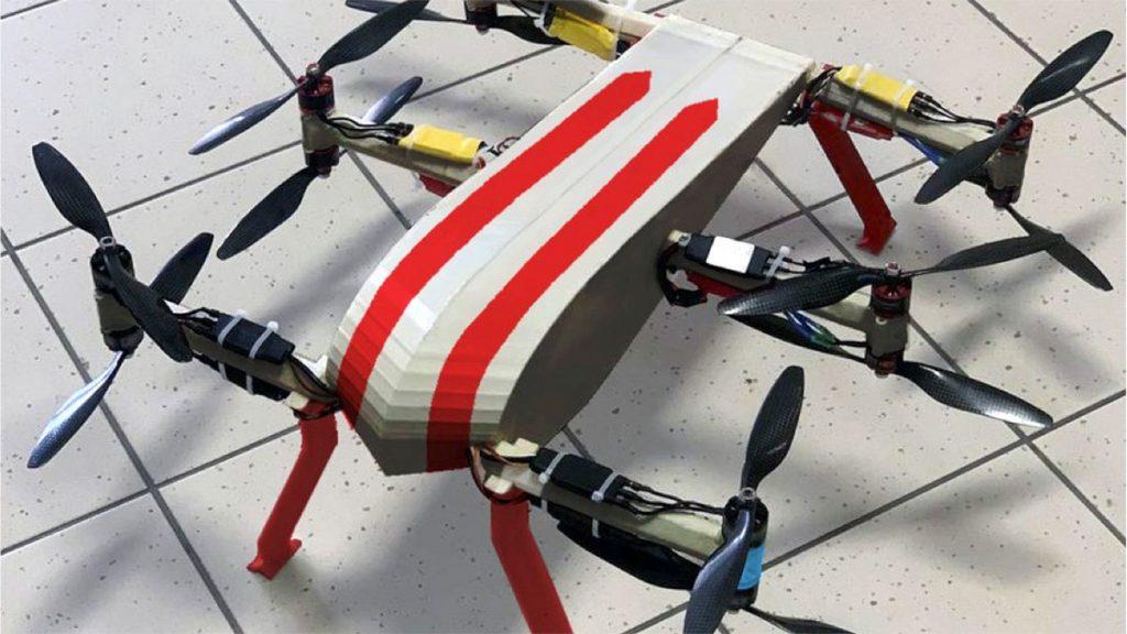 Прототип российского дрона "Аладдин" для доставки грузов до 250 кг